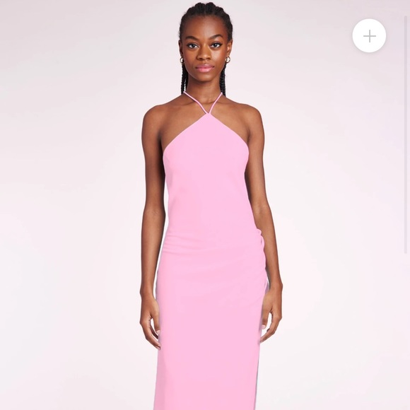 Amanda Uprichard Shawnie Dress. Pink. X-Small. - Picture 1 of 6